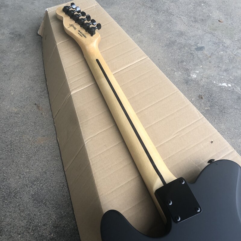 Новая черная матовая гитара, доступны все цвета, бесплатная доставка, оптом и в розницу