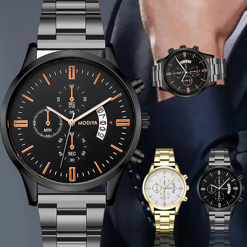 남성용 패션 쿼츠 손목 시계, 디지털 시계, 정확한 방수, 무료 배송