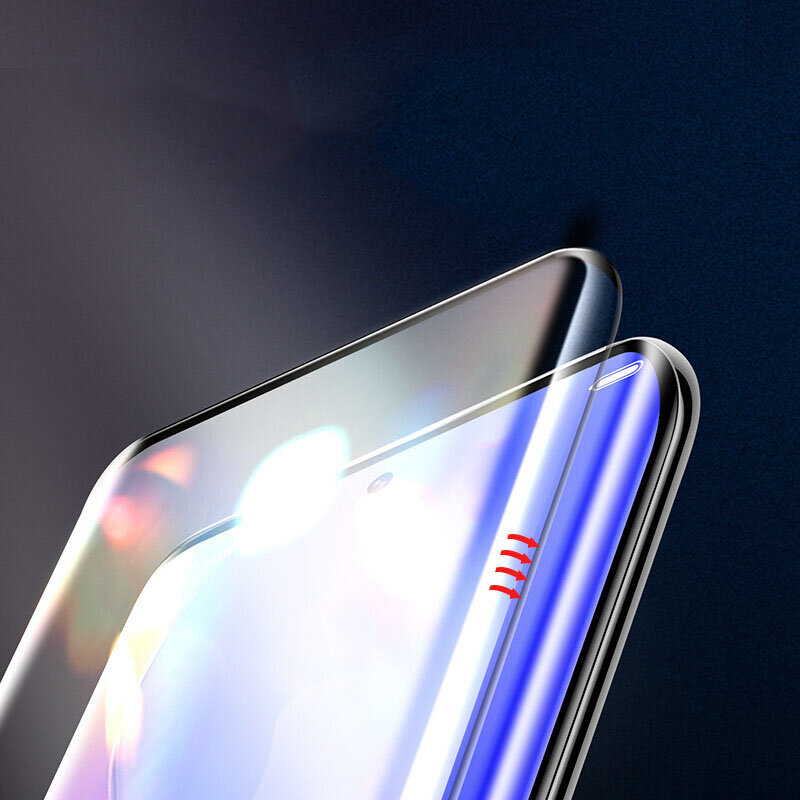 Kaca Tempered Cover Penuh Tepi Melengkung 3D untuk Huawei Nova 9 8 Nova9 Pelindung Layar Anti Biru Matte Kaca Pelindung Buram