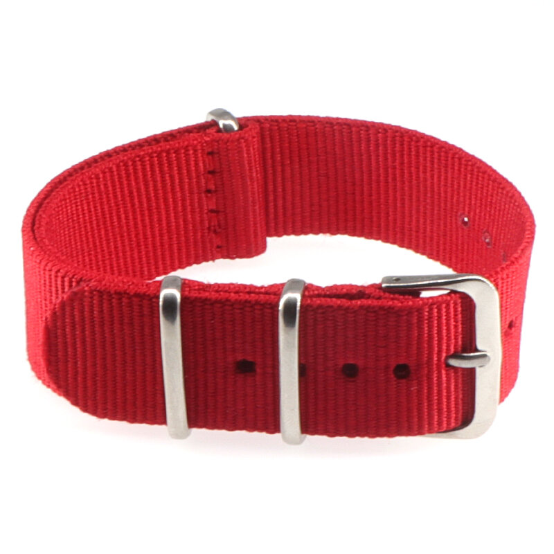 16mm18mm 20mm 22mm Nylon Army Sports brand Nylon fabric beltaccessories belt buckle bands black 20mm watch strap