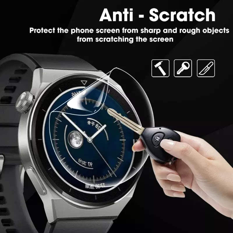 Soft TPU Hydrogel Film for Huawei Watch GT3 GT2 46/42mm GT3Pro 43mm Screen Protector for Huawei GT CYBER GT3 SE New Not Glass
