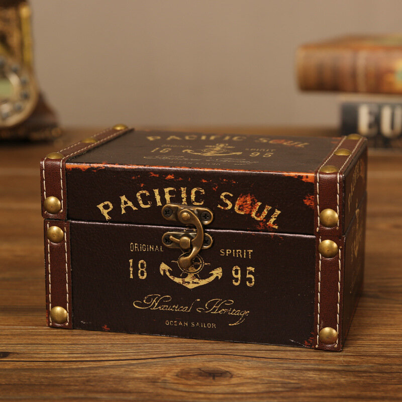 Коробка для хранения в европейском стиле ретро, настольная коробка для хранения косметики, мелочей, кожаная Свадебная коробка для конфет, Подарочная коробка, коробка для хранения
