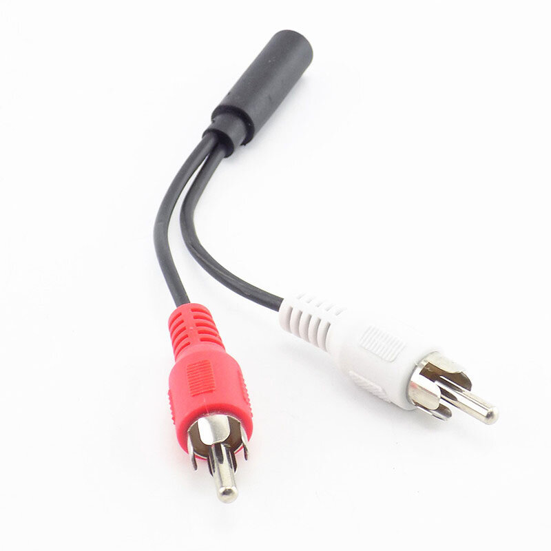 3,5mm RCA-Buchse Buchse Stereo kabel y Stecker an 2 RCA-Stecker Adapter 3. 1 Audio-Aux-Buchse Anschluss an Kopfhörer Musik kabel