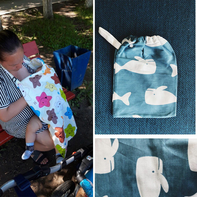 Mother Outing Breastfeeding Towel Cotton Baby Feeding Nursing Covers Anti-glare Nursing Cloth