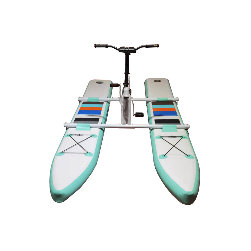 Einzel-/Doppel person aufblasbares Sup-Wasser fahrrad benutzer definiertes schwimmendes Wasser fahrrad