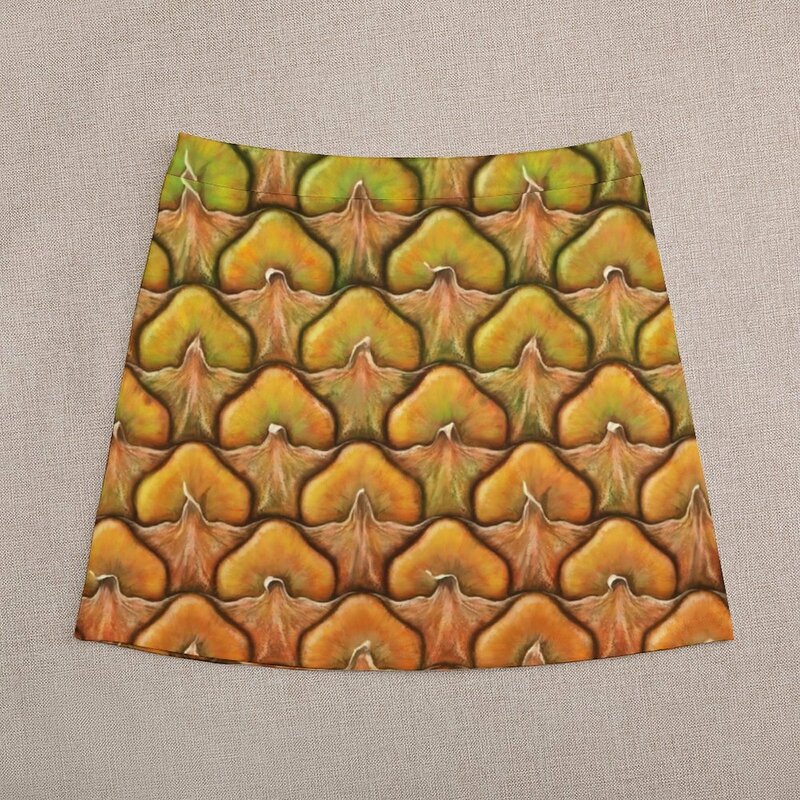 S/S 2015-Vruchten-Ananas Textuur Mini Rok Kawaii Rok Japanse Mode
