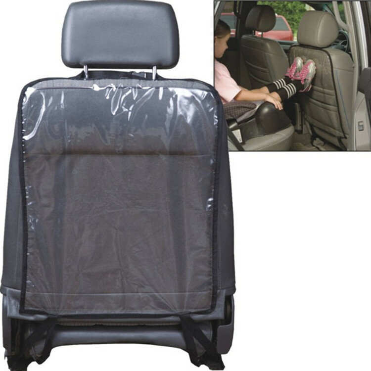 Car Care Seat Protection Backrest Cover Kids Capa Protetora Transparente Limpeza Anti-Kick Pad Auto Peças Acessórios