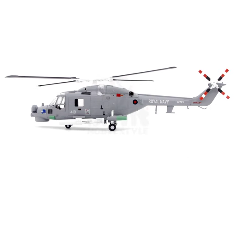 Helicóptero Bobcat de MK-8 de la Marina real para hombres, modelo de plástico a escala 1:72, juguete de colección, exhibición de simulación, regalos decorativos