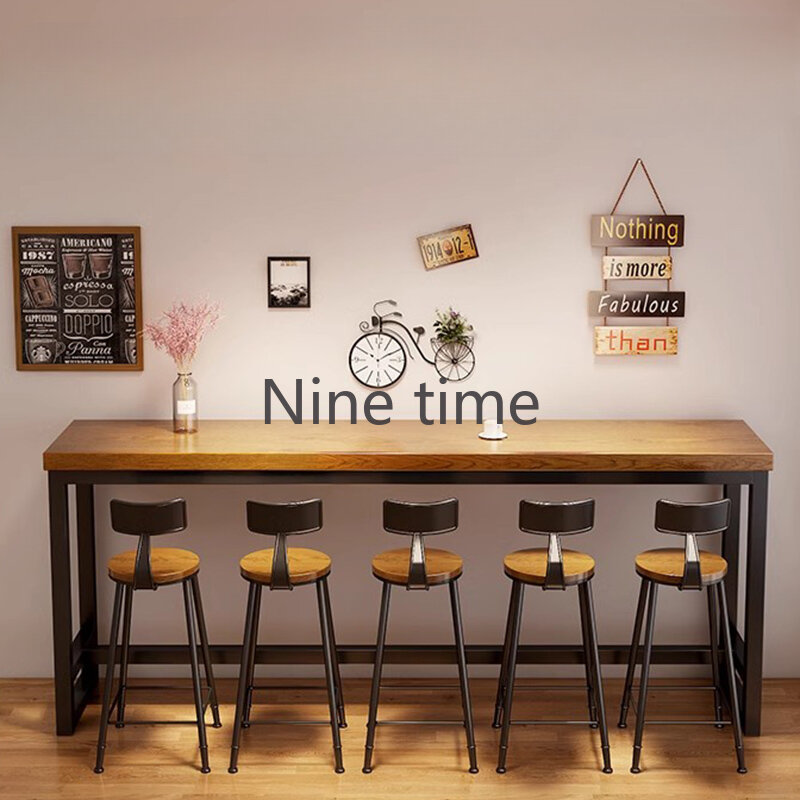 Stolik kawowy do restauracji Okrągłe meble Stoły drewniane Bar koktajlowy Klub nocny Tavolo Pranzo Duvara Masa Luksusowy nowoczesny minimalistyczny