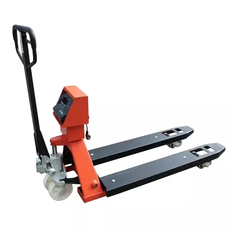 Electronic Scale Pallet Truck 2 Ton Hand Pallet Jack with Digital Scale