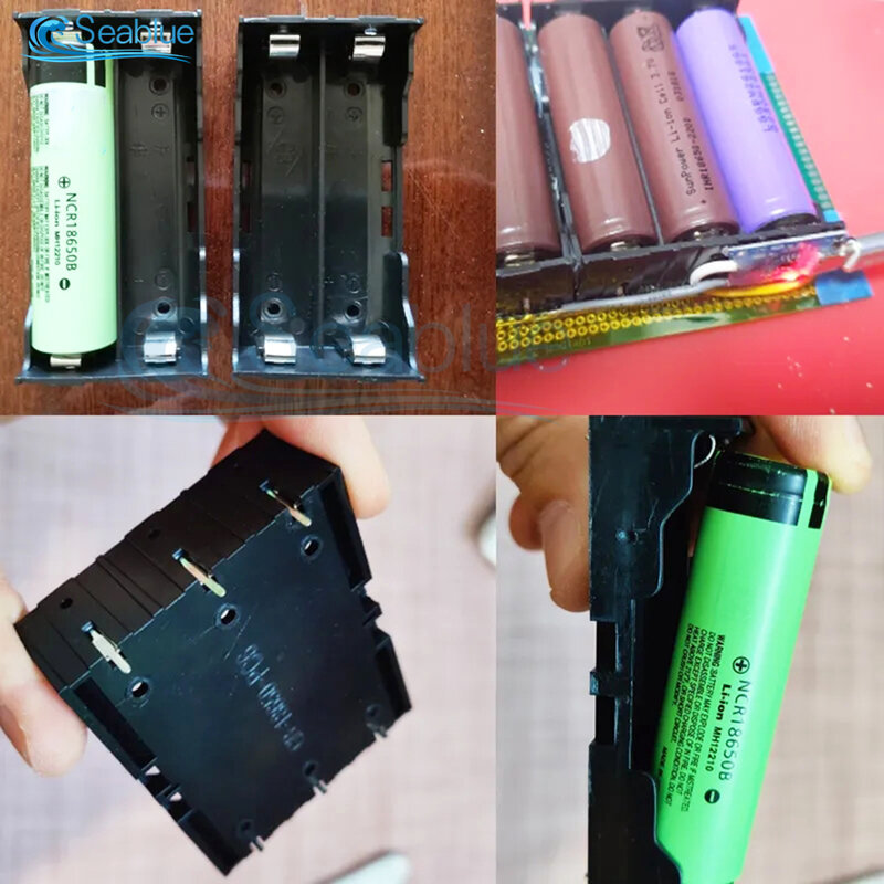 Upgrade ABS 18650 Power Bank Cases High Quality DIY Extend Battery Case 1/2/3/4 Slot Container with Hard Pin for Easy Welding