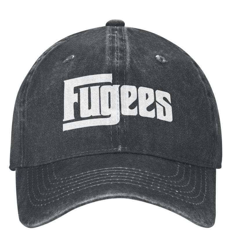 The Fugees topi bisbol Band Rock uniseks topi Denim Casquette Denim pas antik dapat disesuaikan