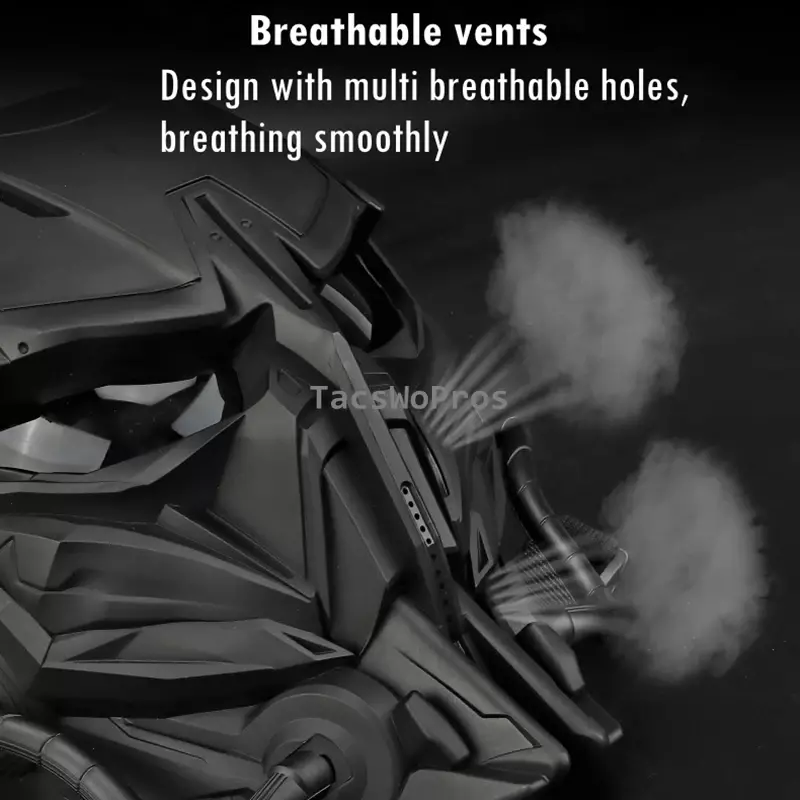 Airsoft máscara respirável tactical paintball combate cs proteção completa máscara facial dos homens caça tiro wargame esportes máscaras faciais