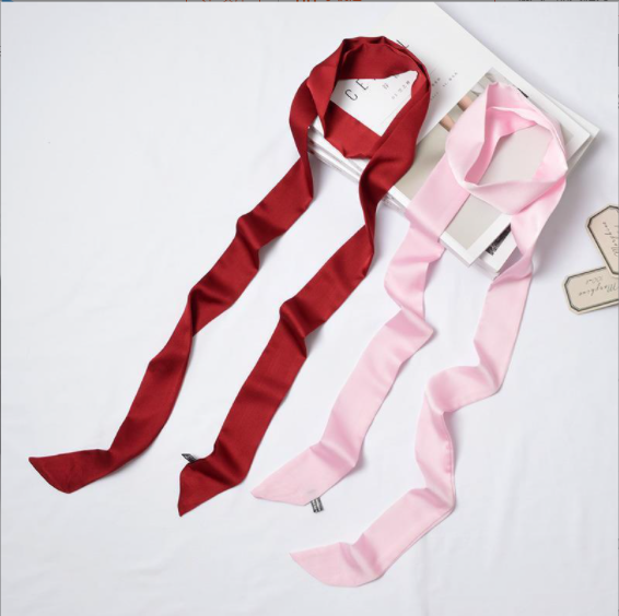 Mode Schlanke Streifen Vielseitig Haar Gürtel Vintage Schal