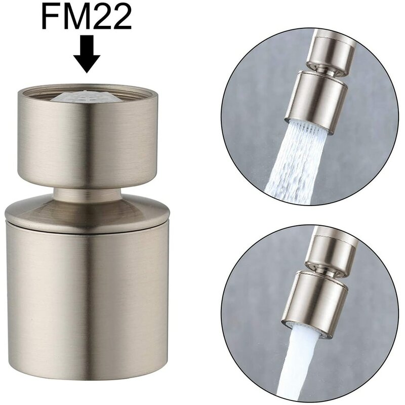Kitchen Tap Aerator 360 Rotate Swivel End Diffuser Female Thread Faucet Adapter Save Energy Tap Aerator Bathroom Accessories