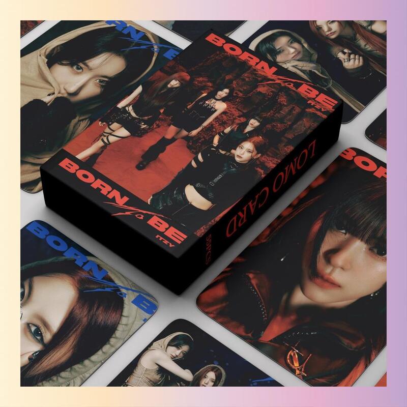 XIURAN 55Pcs/Box ITZY BORN TO BE Mini Album Photocard KPOP Lomo Card (READY STOCK)