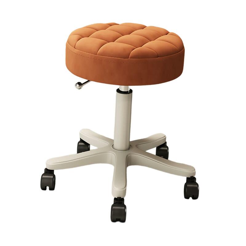 Вращающийся стул для спа 35-45 см, регулируемый круглый вращающийся барный стул с колесами для офиса, барного магазина, пабов, ступенчатый стул, табурет под раковину