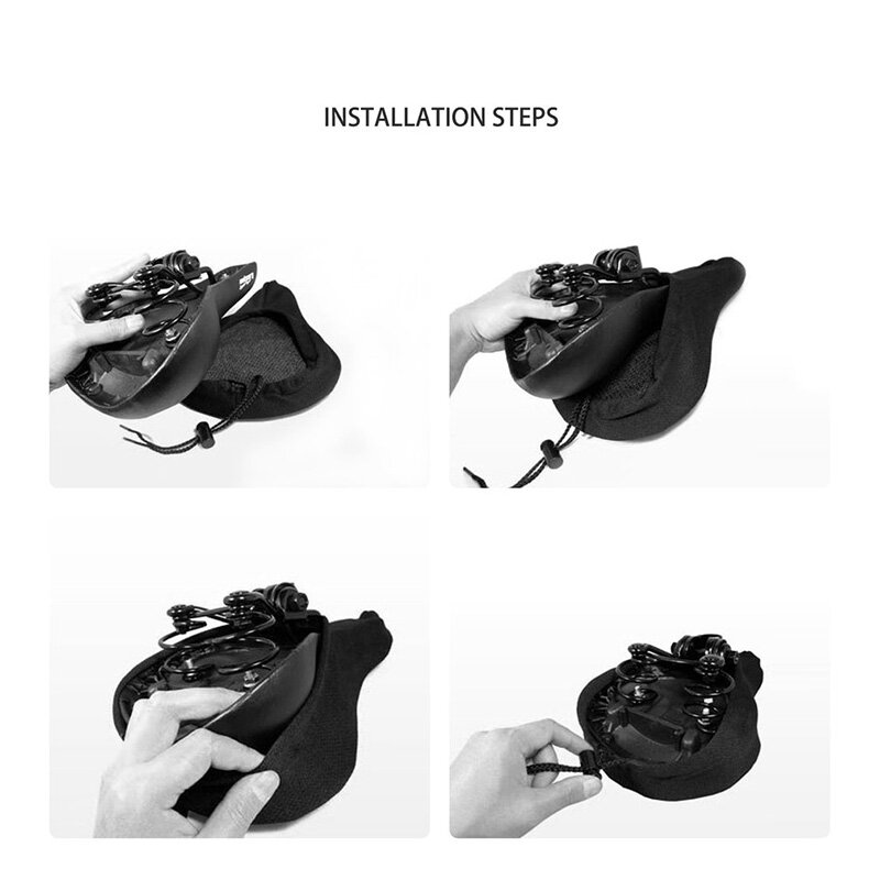 Sadel Sepeda 3D Baru Penutup Tempat Duduk Sepeda Lembut Baru Bantalan Kursi Busa Nyaman Sadel Sepeda untuk Aksesori Sepeda