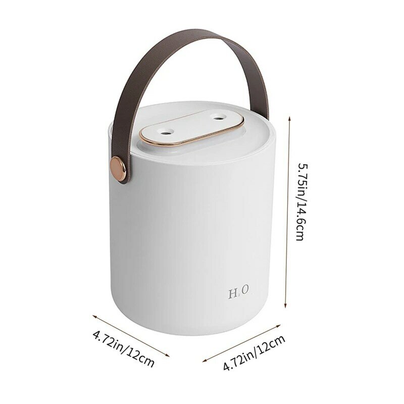 Umidificatore portatile per purificazione dell'aria ad alto Volume da 1,2 litri collegato per l'uso diffusore atomizzatore d'acqua per la casa della camera da letto