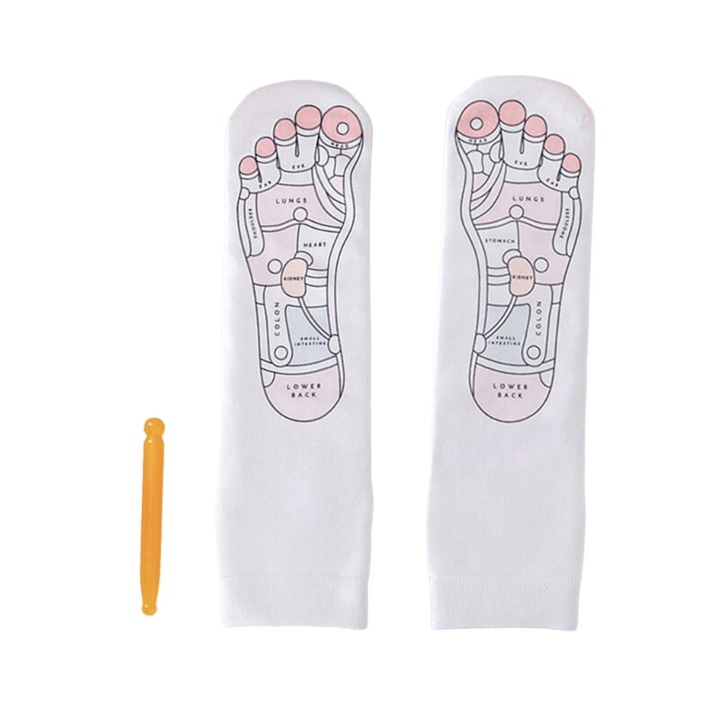 Reflexologiesokken met massagetool Functionele sokken Voetmassagesokken Acupressuursokken Katoenen sokken voor ontspanning