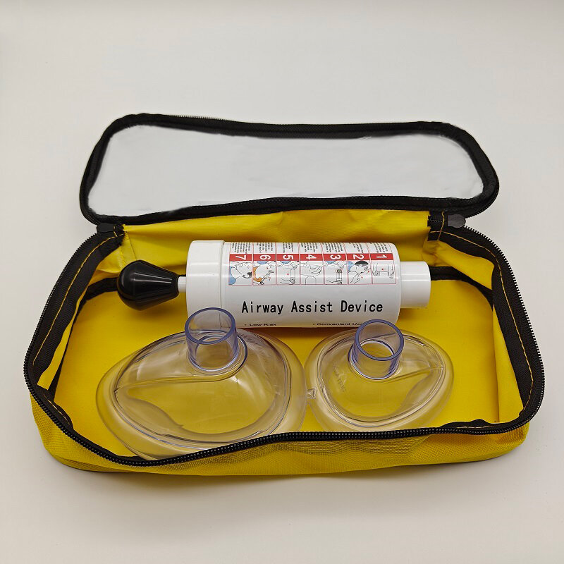 Kit de resgate de emergência para aspiração Vac, dispositivo anti-sufocamento Kit de primeiros socorros para crianças e adultos Kit de treinamento de sufocamento