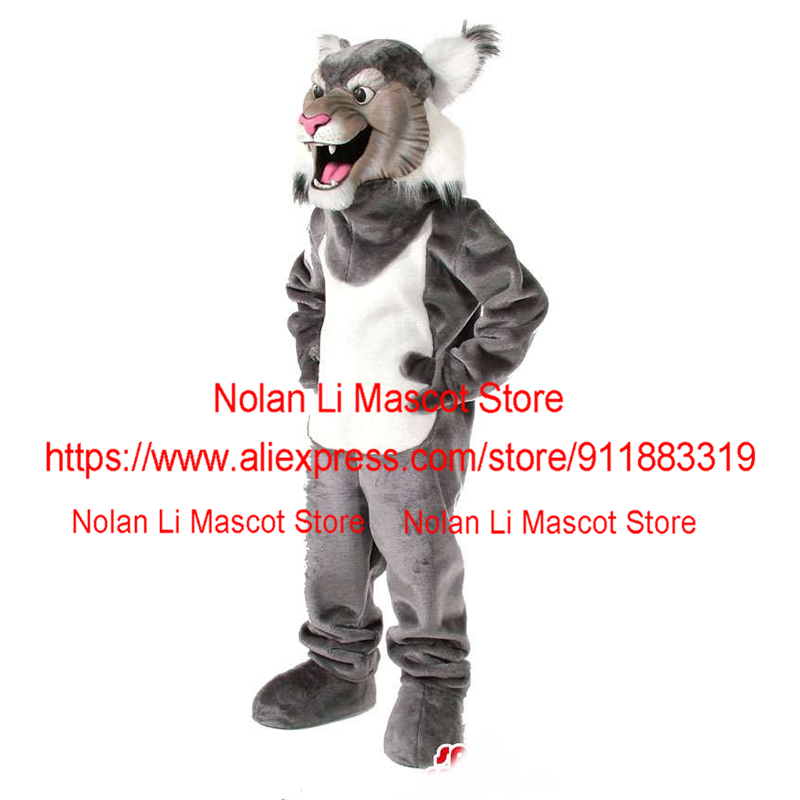 Wolf Mascot Cartoon Costume Set, Role-Playing, Jogo Adulto, Anúncio, Carnaval, Natal, Presente de Halloween, 374, Novo Design