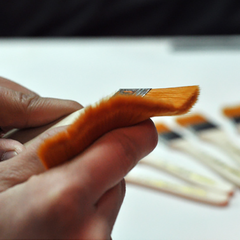 Pennello in Nylon pennelli per acquerello con manico in legno di diverse dimensioni per pittura a olio acrilica forniture per l'arte della scuola pennello per pittura