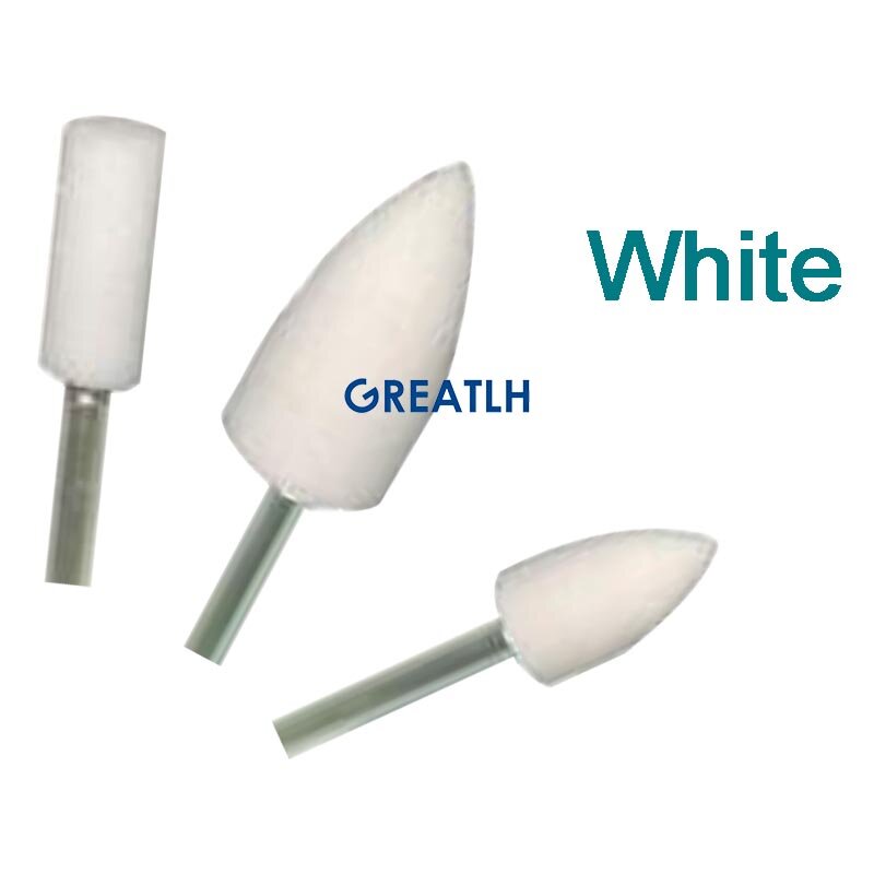 Dental Polishing Burs White Stones Dentists Teeth Care Polishing Tools Dental Supplies 100pcs/set
