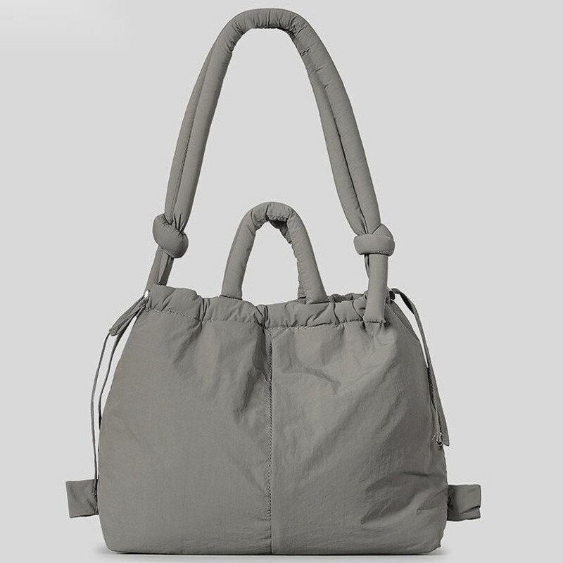 Рюкзак на ремне для женщин, нейлоновая сумка на шнурке, повседневный вместительный роскошный мессенджер через плечо