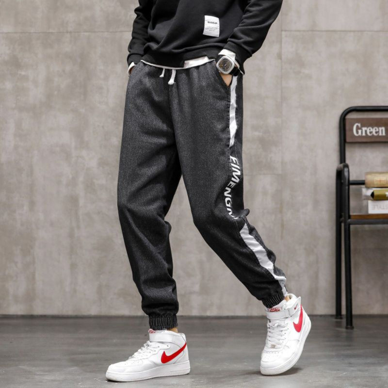 Celana Panjang Kaki Lurus Kaki Lebar Longgar Korea Baru Musim Gugur Celana Panjang Kasual Mode Siswa Jeans Pria Celana Panjang Jeans Hombre Y2k
