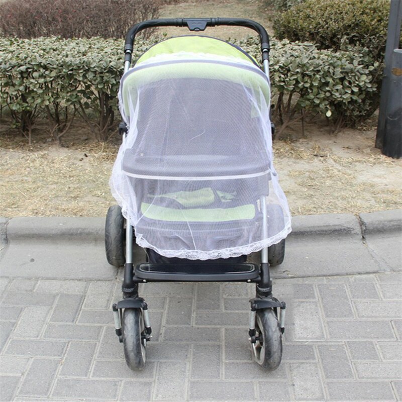 The universal stroller bed net is suitable for most strollers