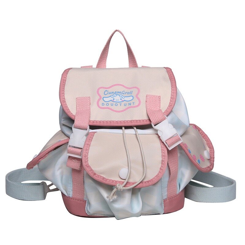 MBTI Cute Cinnamoroll Womens Backpack Nylon Small Casual Japanese Fashion Aesthetic Backpacks Sweet Lightweight New Female Bag