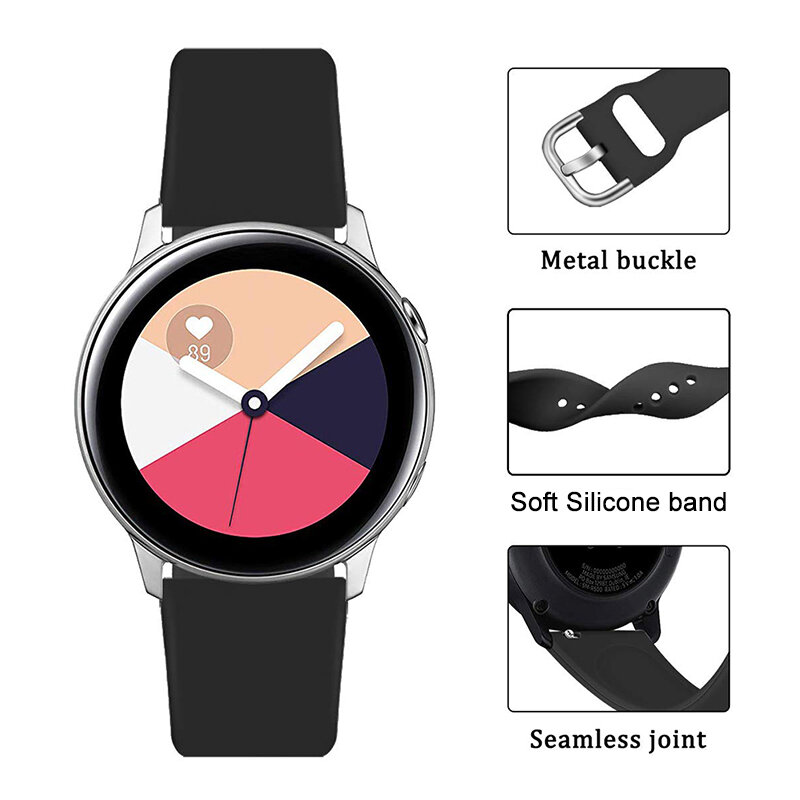 Correa de silicona de 20mm para Lenovo watch S watch S2 Pro, accesorios de reloj inteligente, pulsera para lenovo Watch x plus