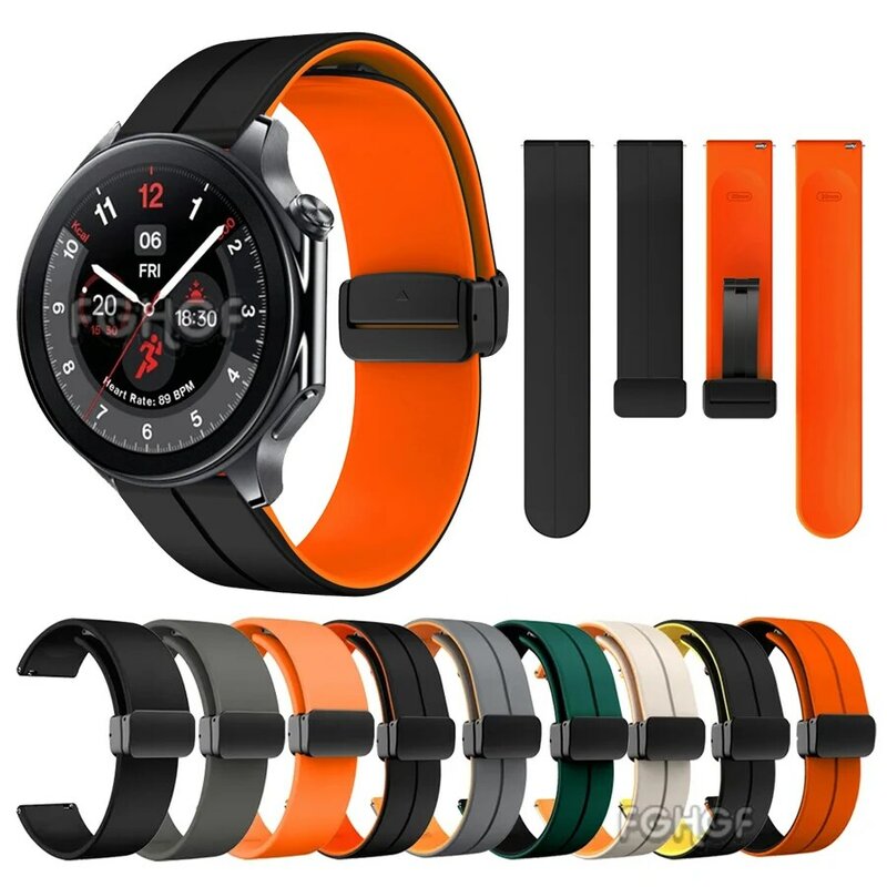 Cinturino per orologio da 22mm per orologio OnePlus 2 cinturino di ricambio Correa per orologio OPPO X 4 Pro bracciale per cinturino Realme Watch 3 S Pro