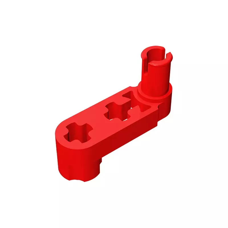 Gobricks GDS-966 Technical, Liftarm, Modified Crank / Pin 1 x 3 - Axle Holes  compatible with lego 33299  DIY Educational Blocks