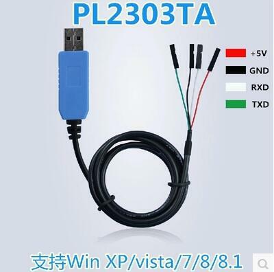 1 pces pl2303ta cabo de download usb para rs232 conversores solução de atualização para dispositivos rs232 legado para interface usb pl2303hx