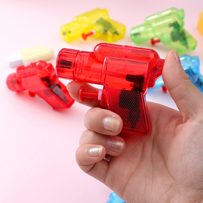 Mini pistola de agua pequeña para niños, juego de lucha de agua de tamaño pequeño, juguetes al aire libre, 1 unidad