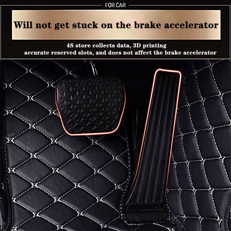 Auto Fuß polster für Honda HRV 2014 ~ 2019 Auto Interieur Zubehör Schutz polster benutzer definierte Auto Fußmatten Auto Teppich abdeckung