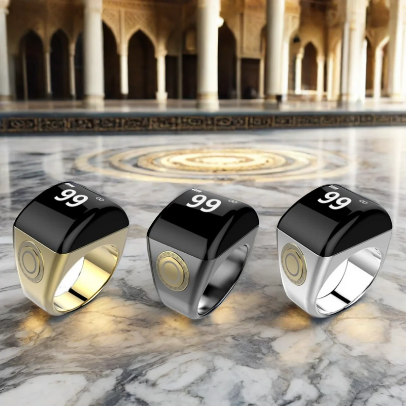 Smart Ring Counter With Bluetooth Connect QB702lite Muslim Ramadan Gift Zikr Ring