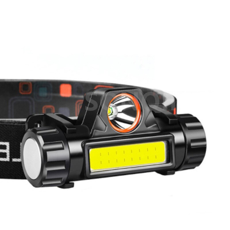 XM-T6 LED 헤드램프, 강력한 6000LM 방수 헤드라이트, USB 내장 충전식 헤드 토치, 캠핑 낚시 랜턴
