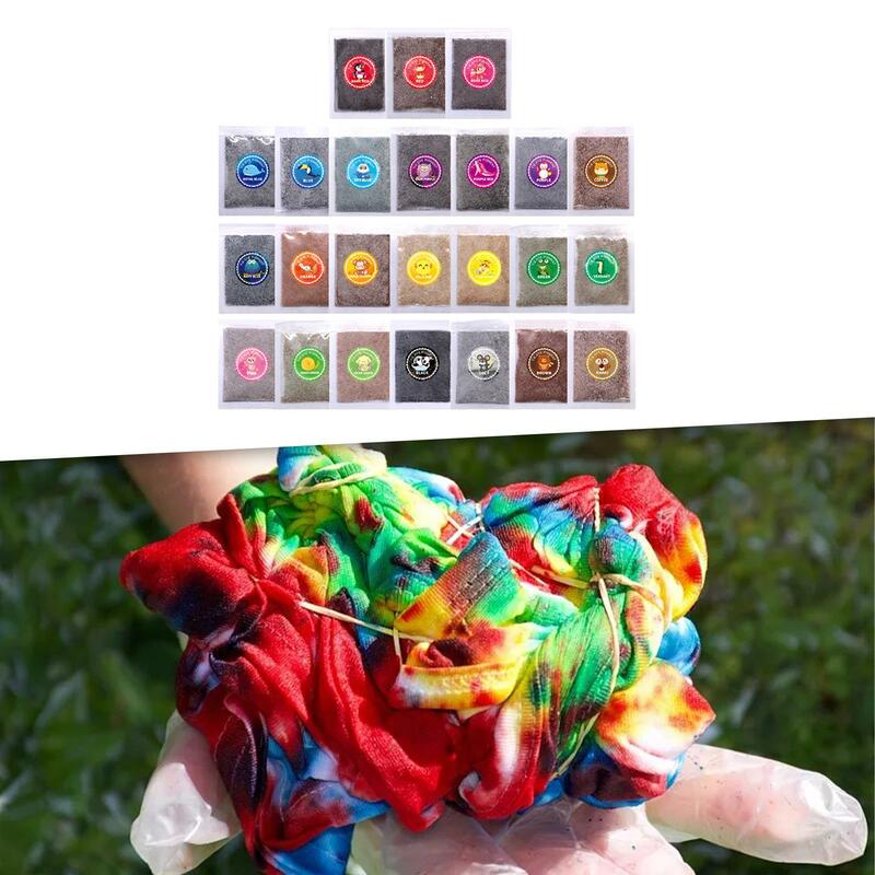 Tie Dye Powder Bulk Tie Dye Refill Powder Packets for Handmade Project Craft