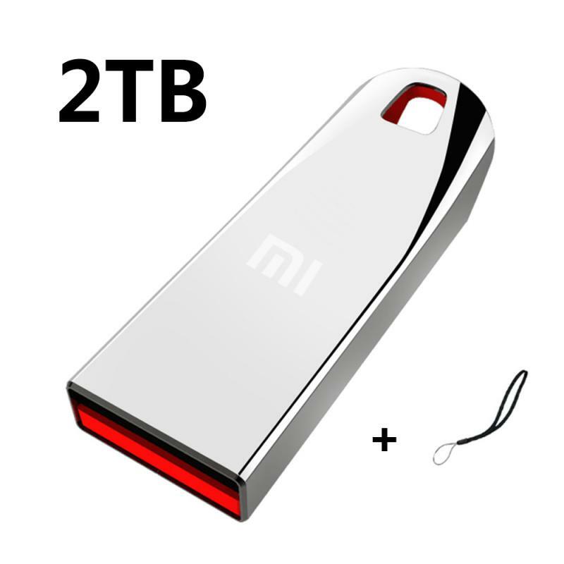 샤오미 금속 USB 플래시 드라이브, USB 3.0 고속 파일 전송 펜 드라이브, PC 노트북용 휴대용 방수 U 디스크, 2TB, 1TB, 512GB