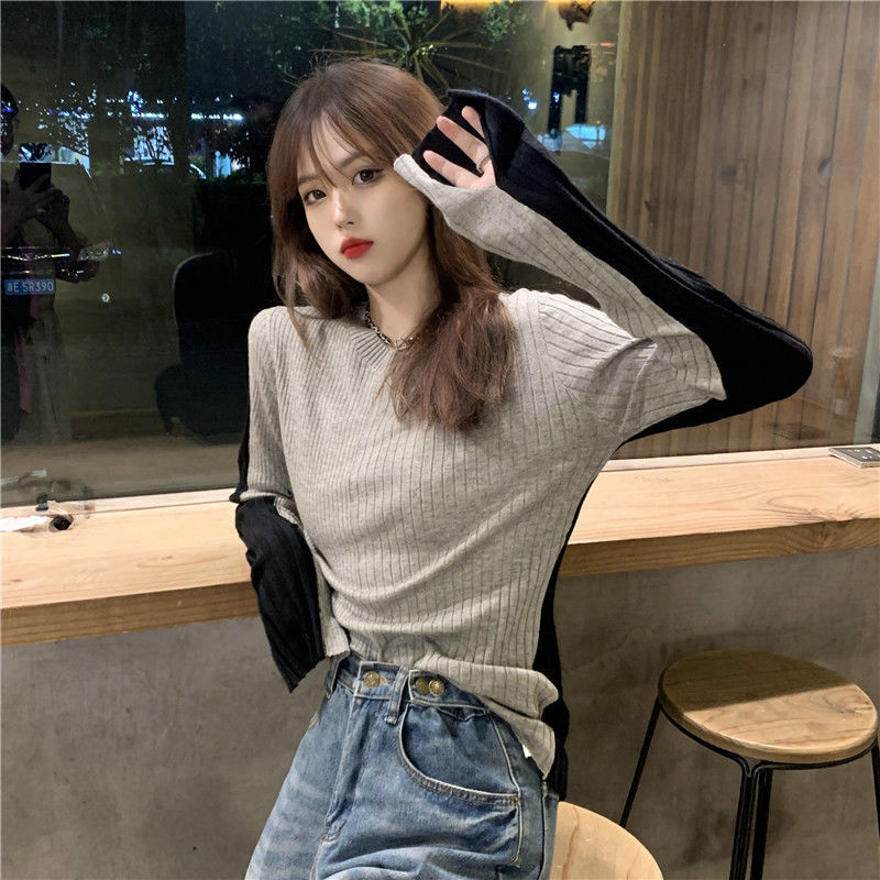 Pullovers Women Stretchy Unisex Spring Long Sleeve New All-match Korean Style Leisure O-neck Sweater Female Hipster Retro Knit