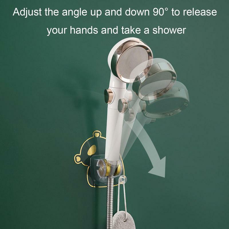 Handheld Showerhead Bracket Showerhead Spray Bracket Mount Angle Adjustable Shower Rack For Handheld Shower Head Shower Holder