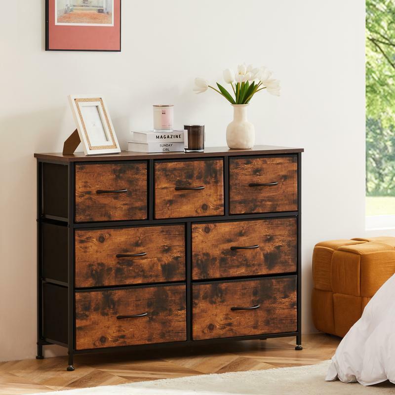 Furniture Indoor Furniture Cupboards Cabinets Dresser for Bedroom, Drawer Dresser Organizer Storage Drawers Fabric Storage Towe