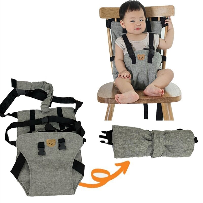 Cinturón de seguridad para silla de comedor de bebé, protección de seguridad para alimentación de niños, arnés de seguridad para asiento de coche, evita que los bebés se resbalen y se caigan