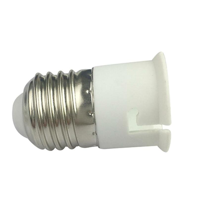 New E27 to B22 LED Light Bulb Screw Lamp Holder Base Socket Adapter Converter E27 Bulb Socket into B22
