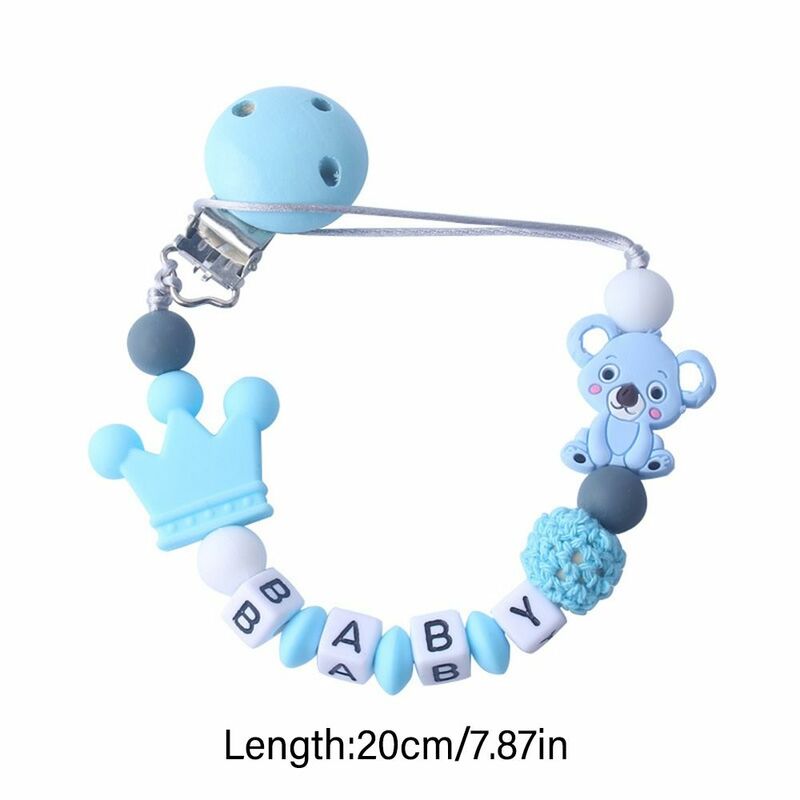 Anty-strata zabawka antydrop linka prezent na Baby Shower zabawki dla malucha klips do smoczka uchwyt na sutek łańcuszek smoczka smoczek z klipsem