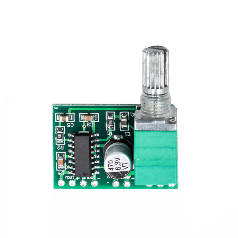 Papan Amplifier Audio Mini Stereo papan Amplifier Digital ketepatan tinggi suara Audio potensiometer aksesori Audio 5v