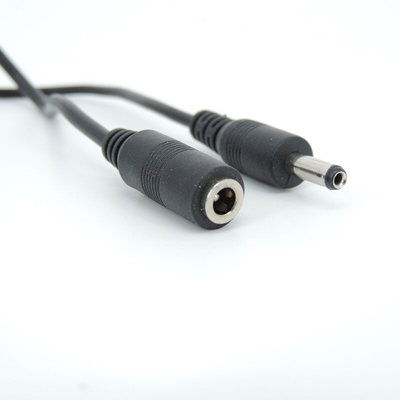 Câble d'extension d'alimentation USB A 2.0 mâle vers 1.35x3.5mm DC, jack mâle femelle, J17
